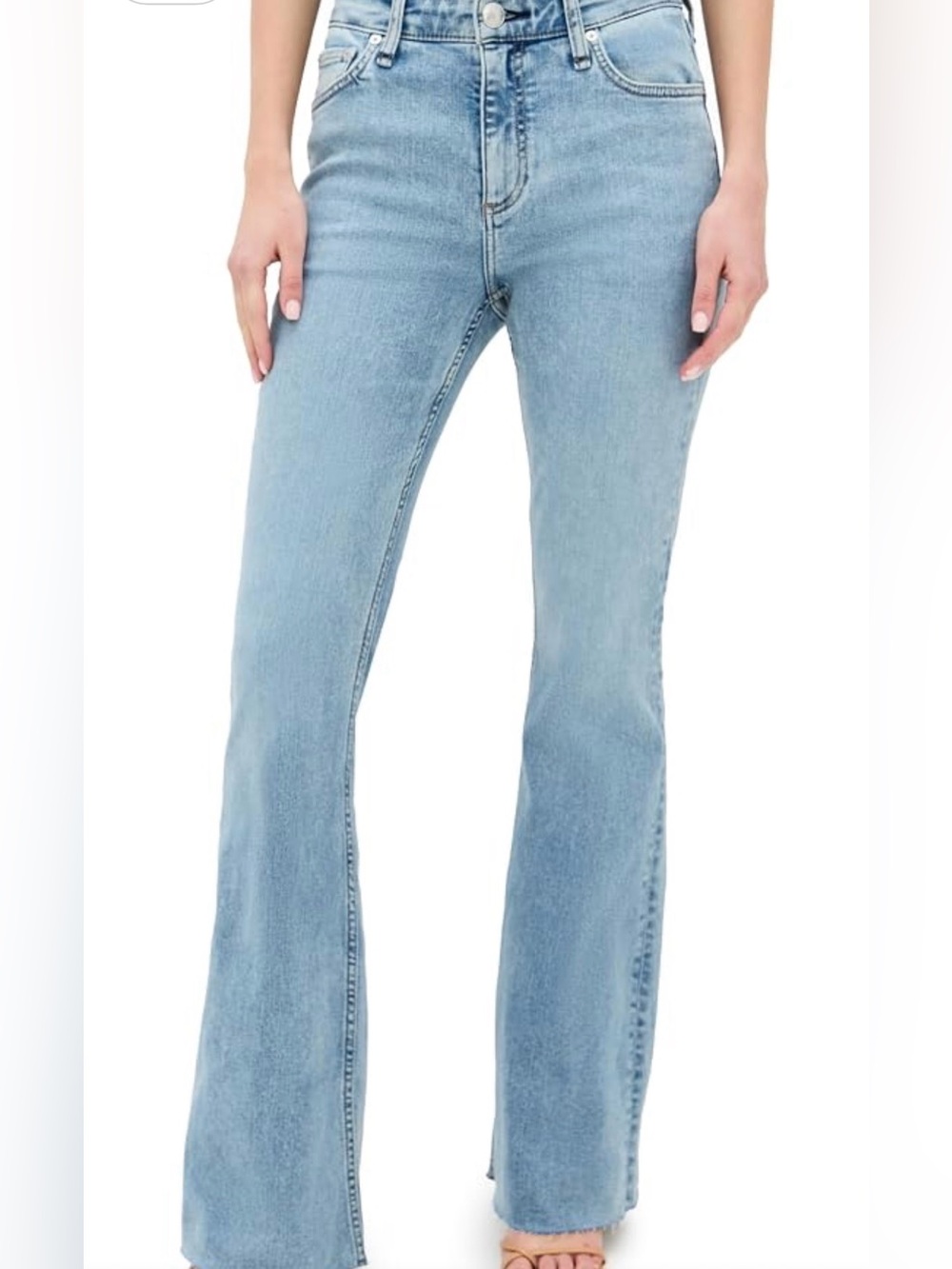 Nwt rag & bone TheDahlia mid rise flare flexi Jeans size 25